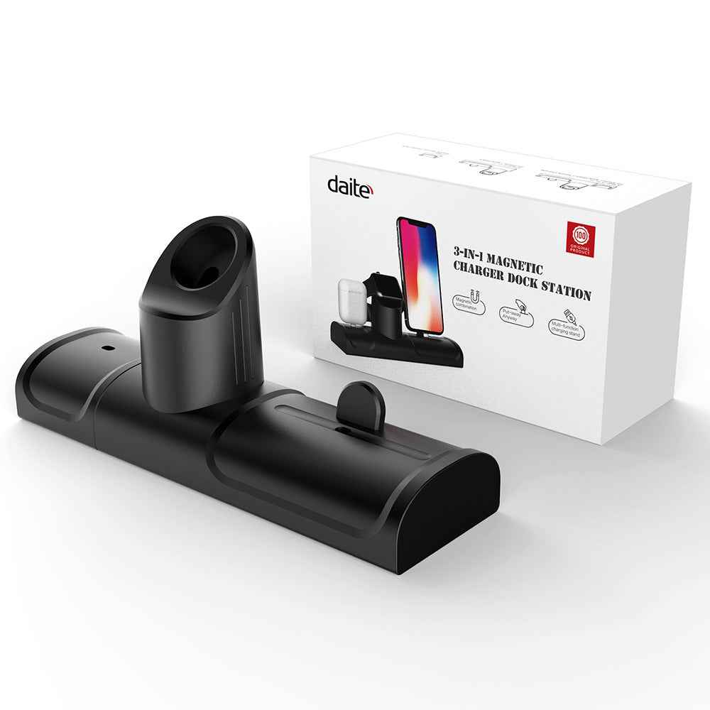 3in1 Wireless Charging Induction Charger Stand